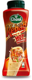 Salsa Kebab Hot Choví (botella 850ml)