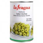 La Fragua Aceituna Verde Manzanilla Sabor Anchoa  Deshuesada (lata 5kg) 